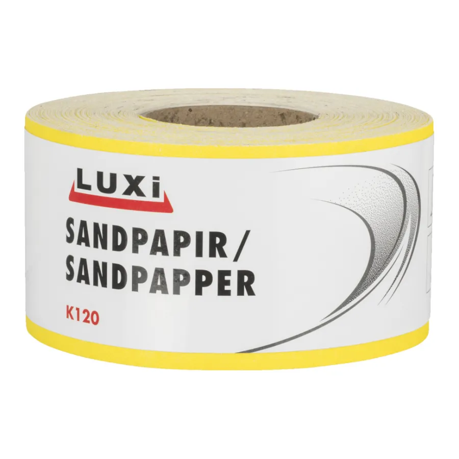 LUXI® Sandpapir*Sandpapir rulle korn 120 – 93 mm x 50 m -