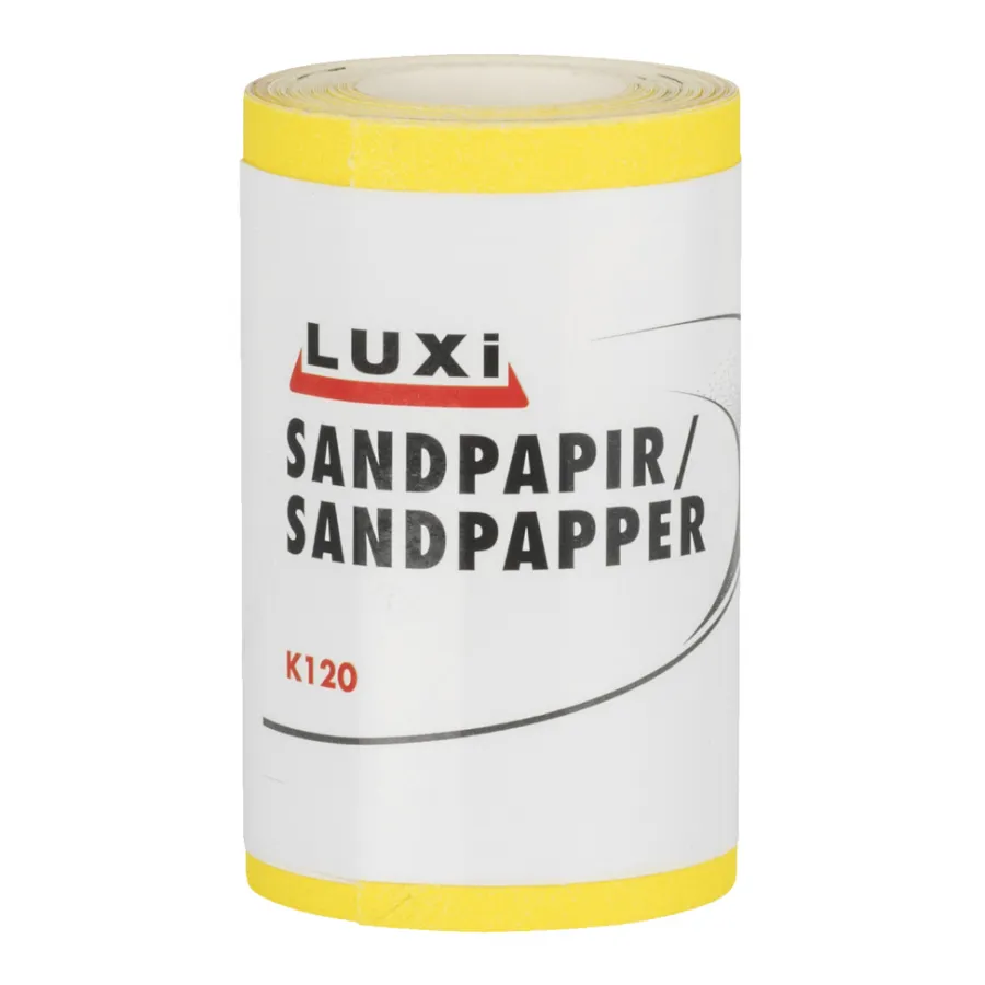 LUXI® Sandpapir*Sandpapir rulle korn 120 – 93 mm x 5 m -