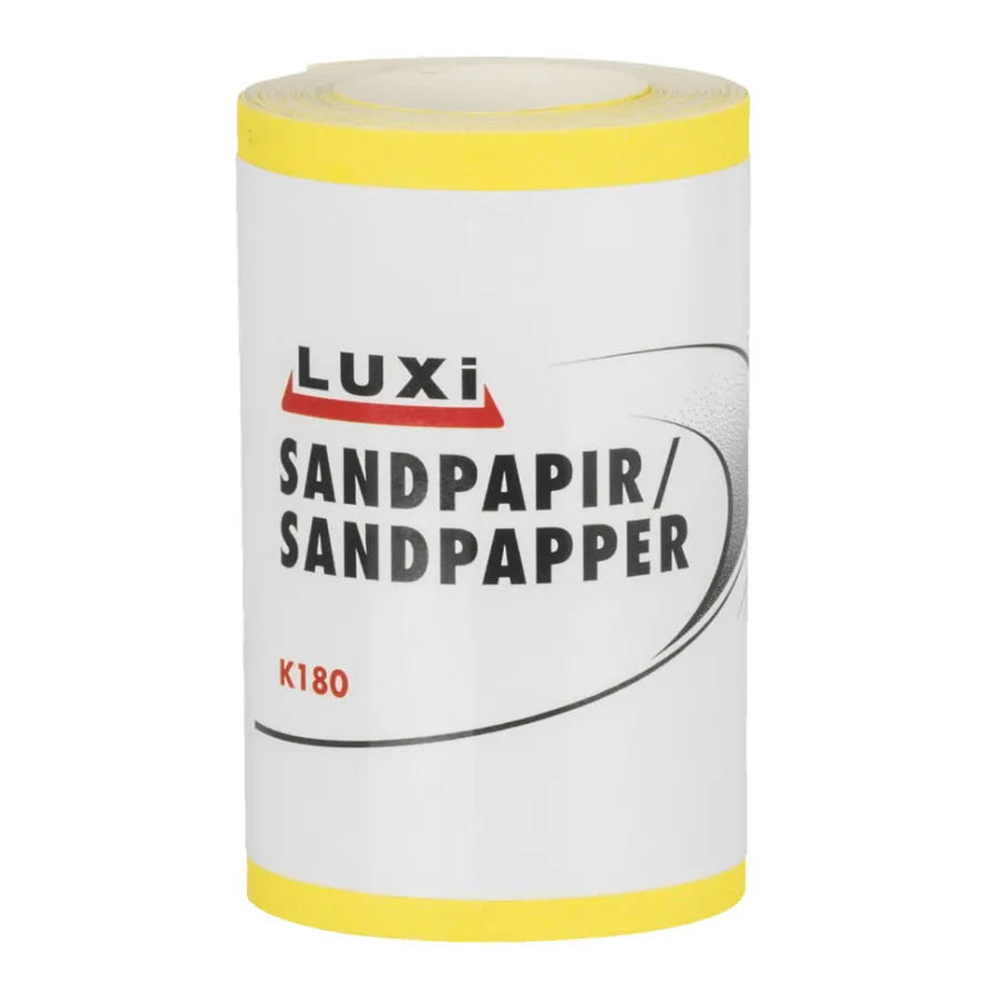 LUXI® Sandpapir*Sandpapir rulle korn 180 – 93 mm x 5 m -