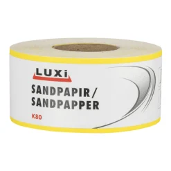 LUXI® Sandpapir*Sandpapir rulle korn 80 – 93 mm x 50 m -