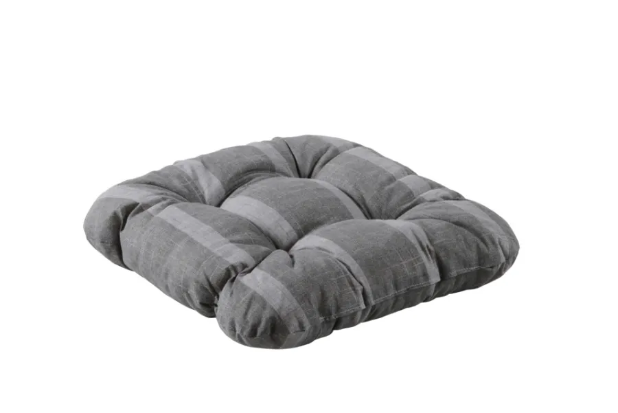 Sunlife® Sæsonafslutning|Havehynder*Sædehynde Nuuk 38 x 38 cm - Grå stribet