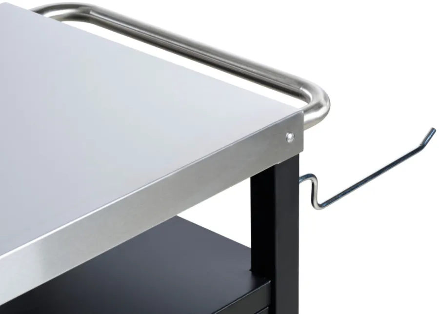 Sunlife® Sæsonafslutning|Øvrige Havemøbler*Serveringsvogn Columbus stål - Sort