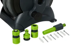 Garden® Haveslanger & Tilbehør*Slangeopruller m/15 m slange, 3 koblinger og pistol