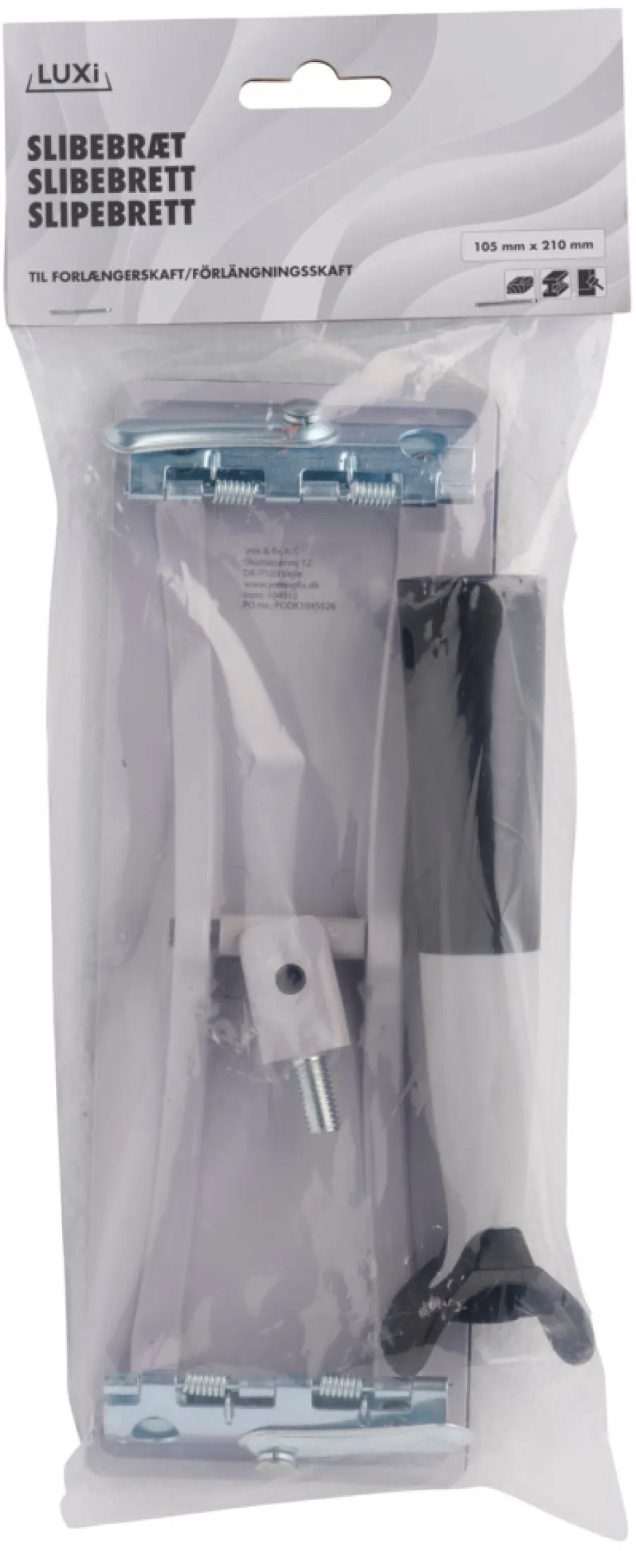 LUXI® Sandpapir*Slibebræt 8 x 23 cm -