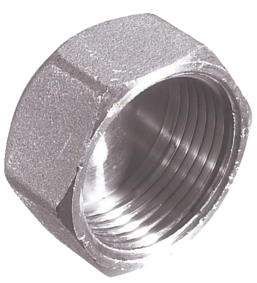 Forkromede*Slutmuffe 1/2" krom