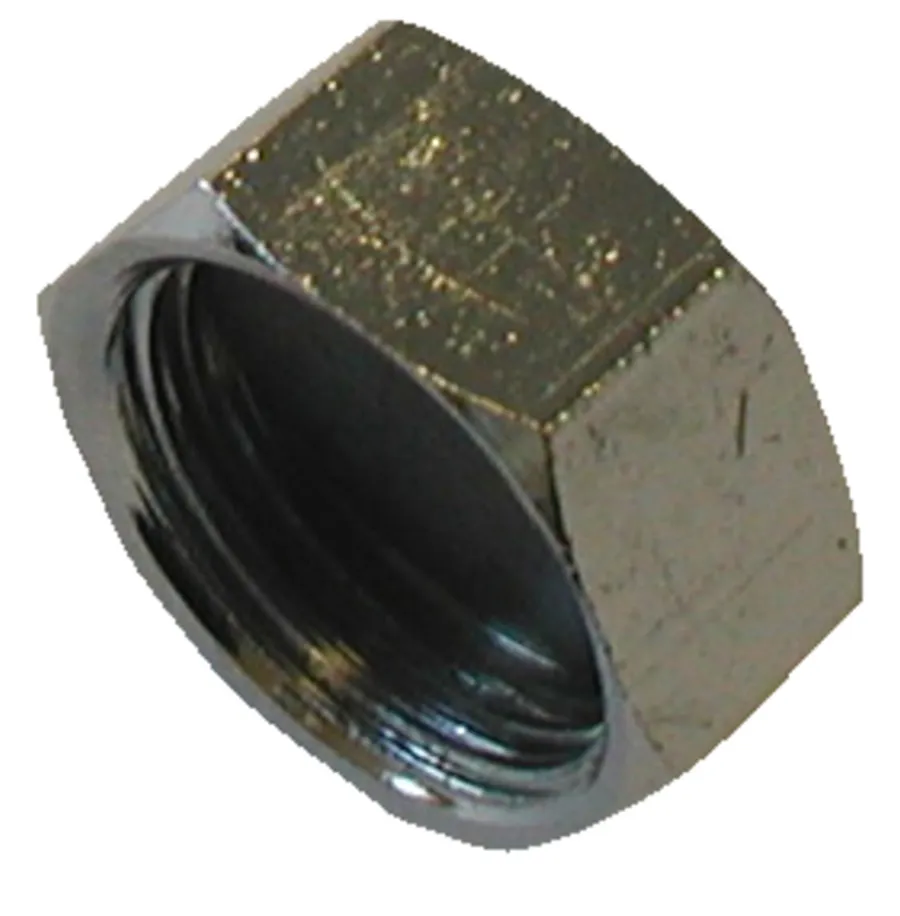 Forkromede*Slutmuffe 1/2" krom