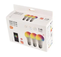 Led-Pærer|Smart Pærer*SMART LED-pærer RGBW E27 9 W - 3-pk.