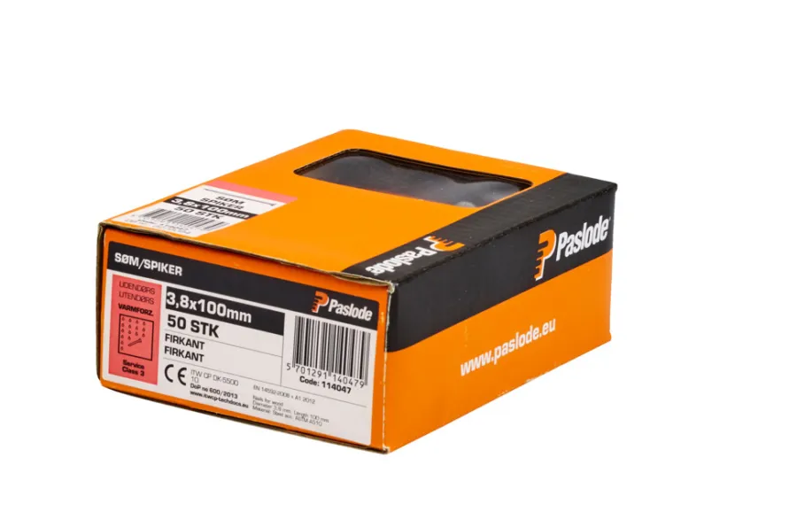 Paslode Søm*Søm varmforzinket 3,8 x 100 mm 50 stk. -