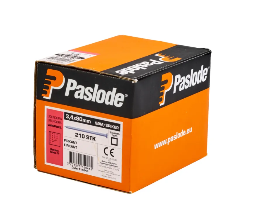 Paslode Søm*Søm varmforzinket 3,4 x 90 mm 210 stk. -