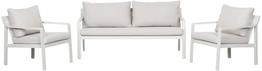 Sunlife® Sæsonafslutning|Loungemøbler*Sofasæt Philadelphia - Beige og natur