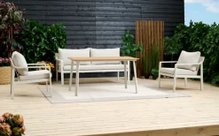 Sunlife® Sæsonafslutning|Loungemøbler*Sofasæt Philadelphia - Beige og natur