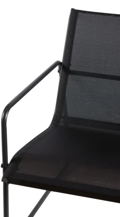 Envy Loungemøbler*Sofasæt stål 4 dele - Sort
