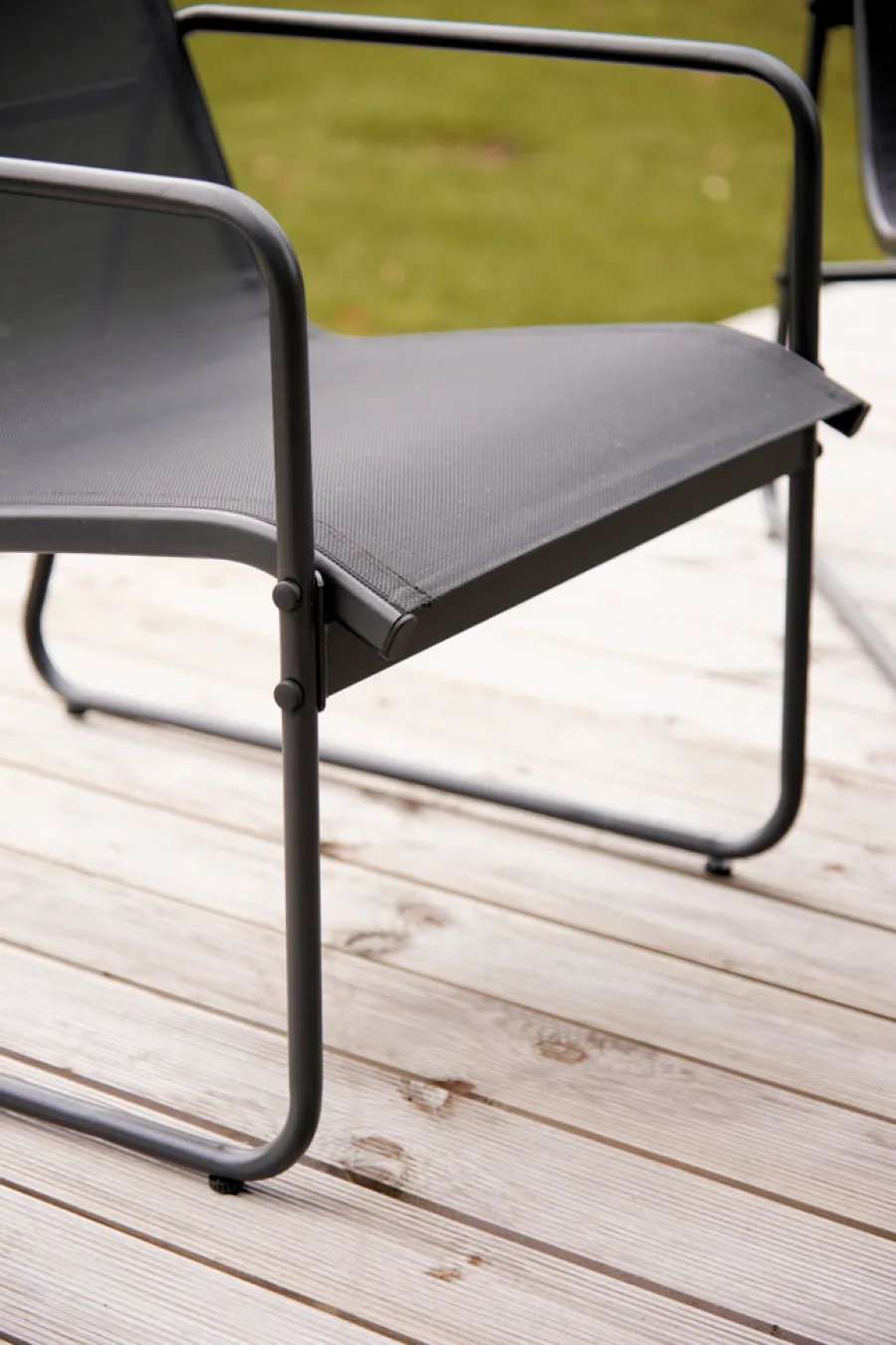 Envy Loungemøbler*Sofasæt stål 4 dele - Sort
