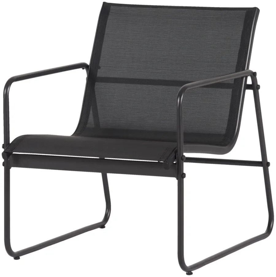 Envy Loungemøbler*Sofasæt stål 4 dele - Sort