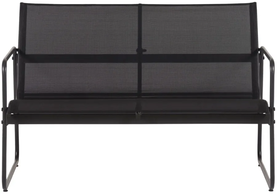 Envy Loungemøbler*Sofasæt stål 4 dele - Sort