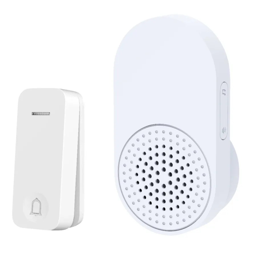 Elworks Trådløse Dørklokker*Sofia trådløs dørklokke plug-in-kit - Hvid