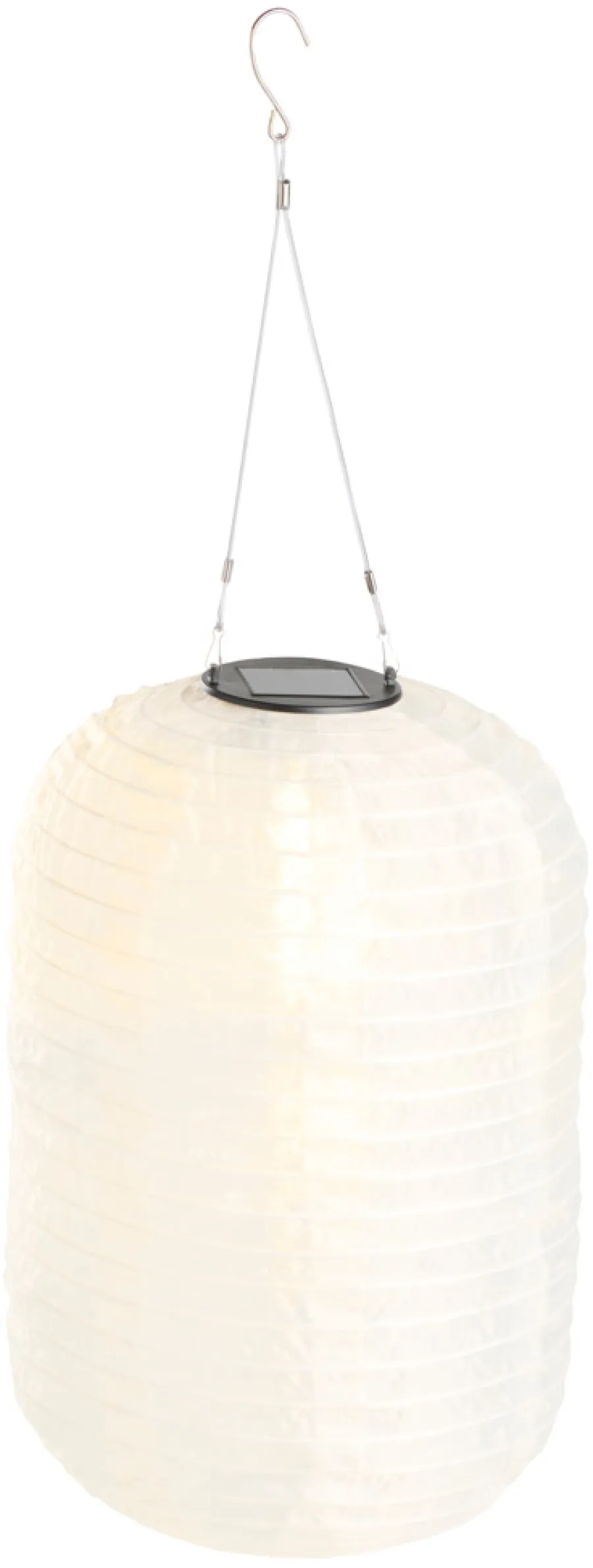 Garden® Sæsonafslutning|Solcellelamper*Solarlanterne aflang Ø24 x H38 cm -
