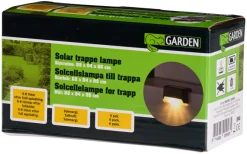 Garden® Sæsonafslutning|Solcellelamper*Solar trappelampe 8 x 4,2 x 4,5 cm – 6-pk. -