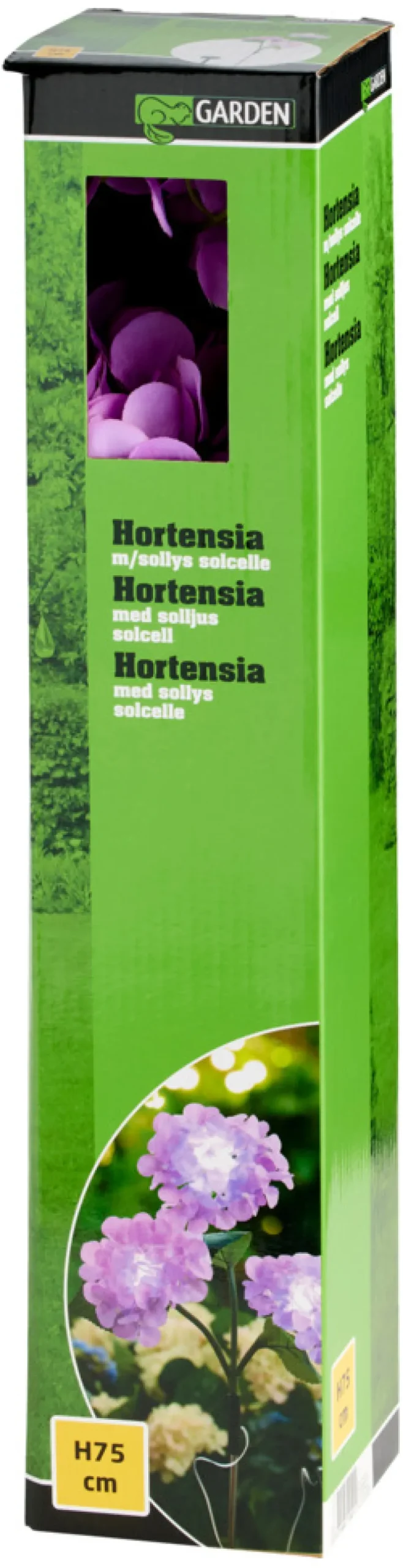 Garden® Sæsonafslutning|Solcellelamper*Solcelleblomst Hortensia -