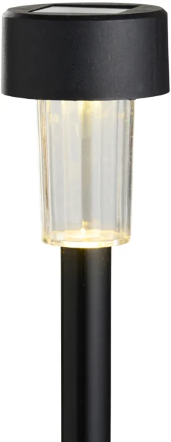 Garden® Sæsonafslutning|Solcellelamper*Solcellelamper til haven H35,5 cm 8-pk. - Sort