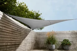 Sunlife® Sæsonafslutning|Parasoller & Markiser*Solsejl Bari trekantet 3,6 x 3,6 x 3,6 meter - Grå