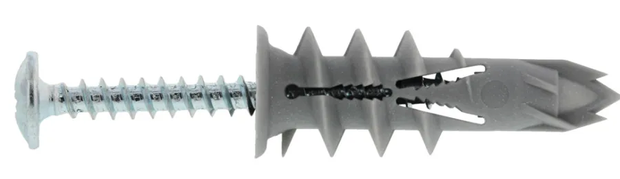 Spit Dyvler & Plugs*Driva gipsdyvel m/skrue nylon 4,5 x 45 mm 8 stk.