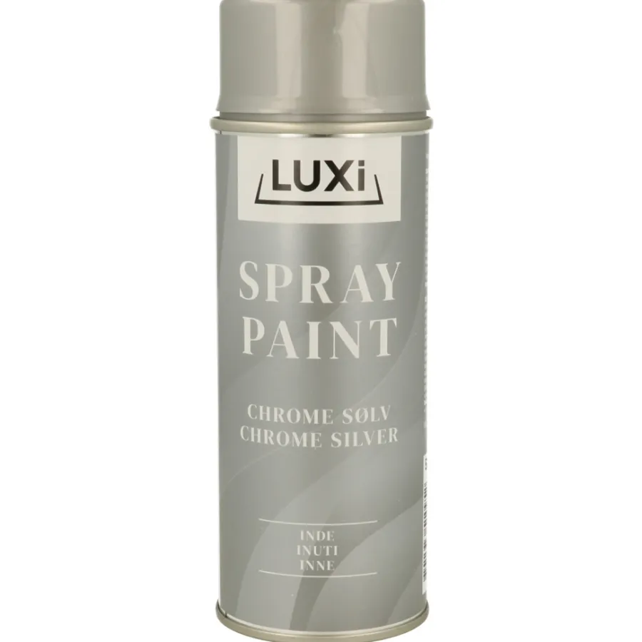 LUXI® Spraymaling*Spraymaling chrome sølv blank -