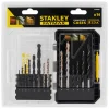 Stanley Bor & Bits*borsæt 14 dele til træ, metal og beton