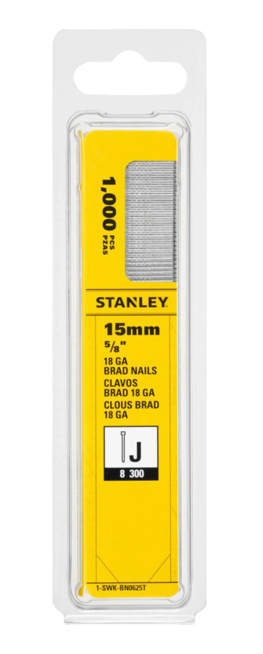 Øvrigt Håndværktøj*Stanley stiftsøm type J 15 mm 1000 stk.