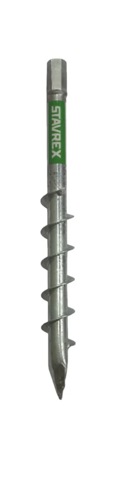 Stavrex Skruer*skruespids (jordskrue) Ø25 x 445 mm