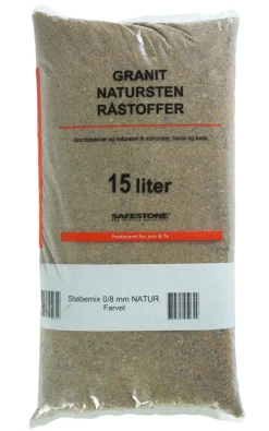 Safestone by ZURFACE Sand & Grus*Støbemix 15 liter 0/8 mm - Safestone