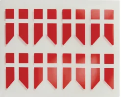 Pynt & Festudstyr*Stickers flag dannebrog 3 ark