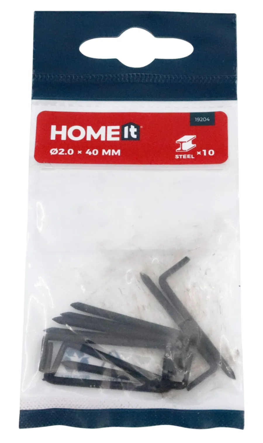 HOME it Søm*Stålhager 2 x 40 mm 10 stk.