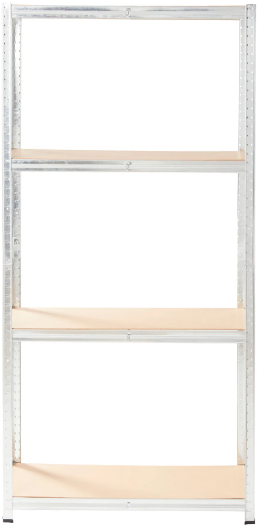 Arbejdsborde & Reoler*Stålreol galv. m/4 hylder - 90 x 190 x 40 cm
