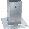 Stolper & Pæle*Stolpefod galv. – 71 x 71 x 150 mm