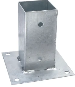 Stolper & Pæle*Stolpefod galv. – 71 x 71 x 150 mm