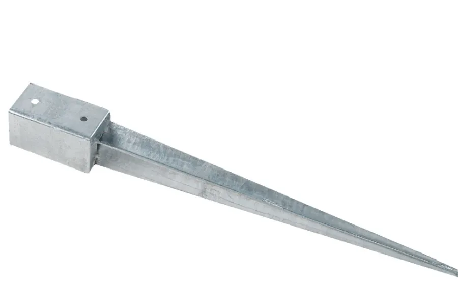 Stolper & Pæle*Stolpespyd galvaniseret 76 x 76 x 750 mm
