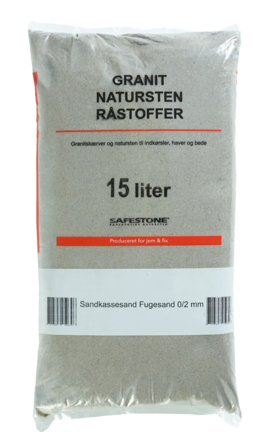 Safestone by ZURFACE Sand & Grus*Strandsand 15 liter - 0/2 mm - Safestone
