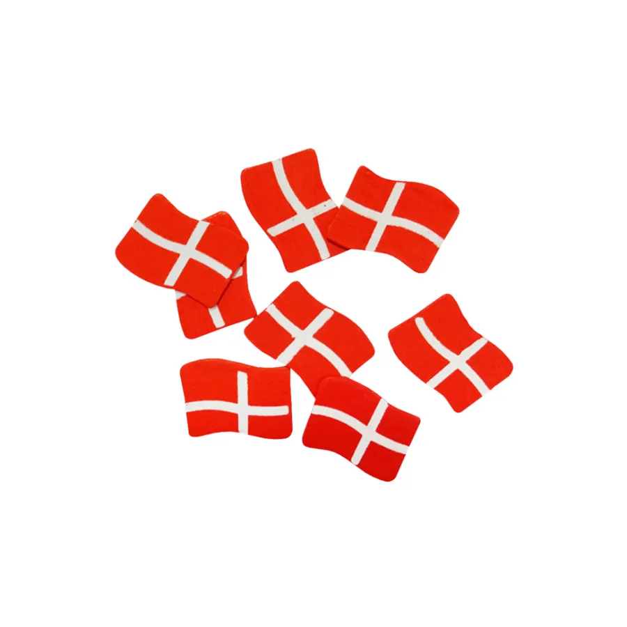 Pynt & Festudstyr*Strøflag 45 stk. i træ