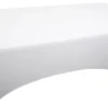 Sunlife® Boligindretning*Strækdug Iowa til foldebord 180 cm hvid -