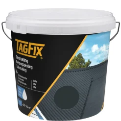 TagFix® Tag-, Mur- & Sokkelmaling*Tagmaling acryl 5 liter - Antracitgrå