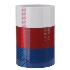 Tape*Tape 50 mm x 66 meter 3-pk. Hvid/rød/blå