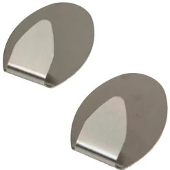 TARGET® Knager & Knagerækker*håndklædekroge oval 2 stk. metal