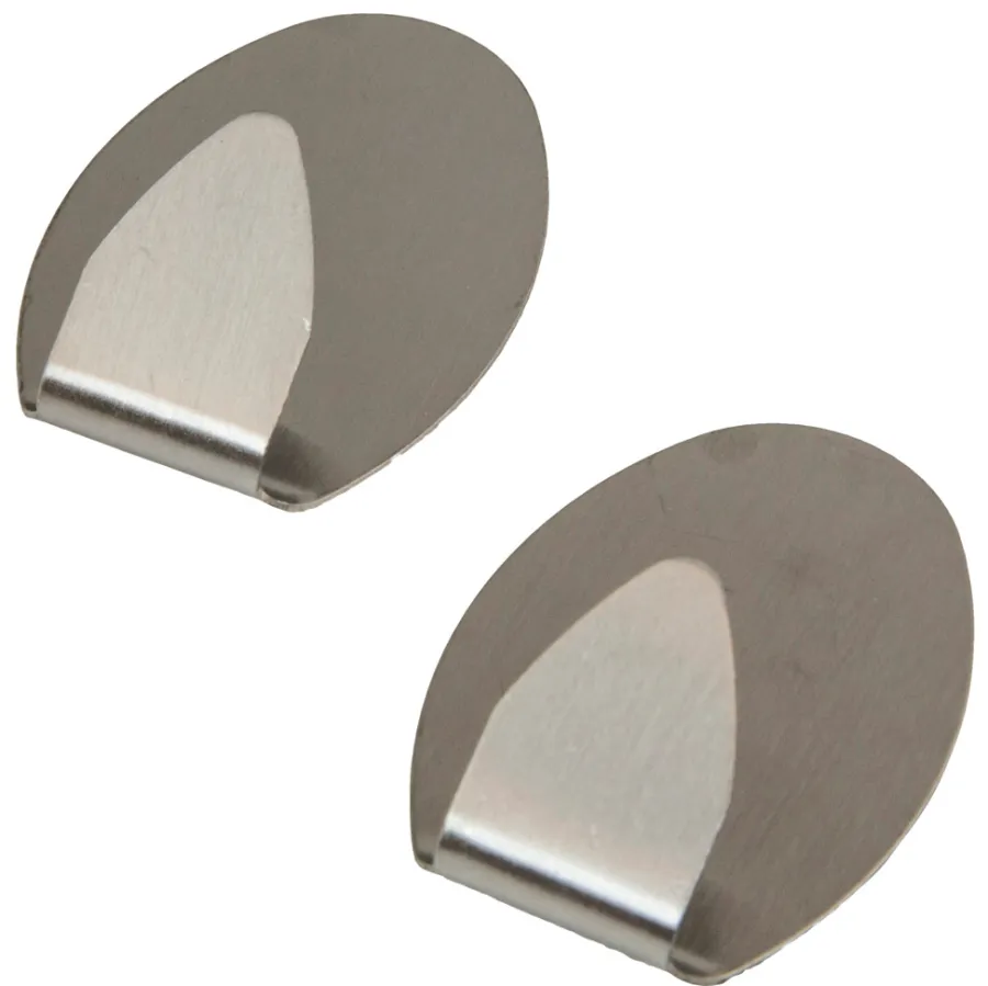 TARGET® Knager & Knagerækker*håndklædekroge oval 2 stk. metal