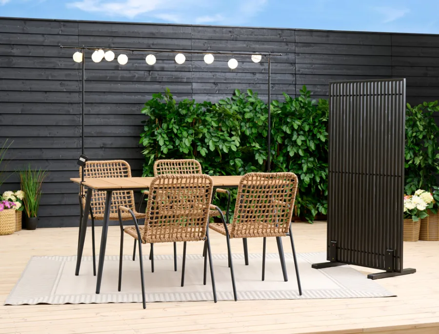 Sunlife® Sæsonafslutning|Læhegn*Terrasseafskærmning New York akacie - Sort
