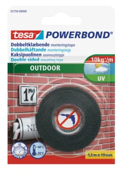 tesa® Tape*Powerbond Outdoor monteringstape 19 mm x 1,5 m