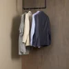 Tøjstativer & Garderobeindretning*Tøjstativ til væg/loft Ø25 mm sort