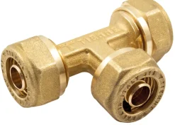 Fittings Til Rør*T-klemring til PEX-rør messing 15 x 15 x 15 mm