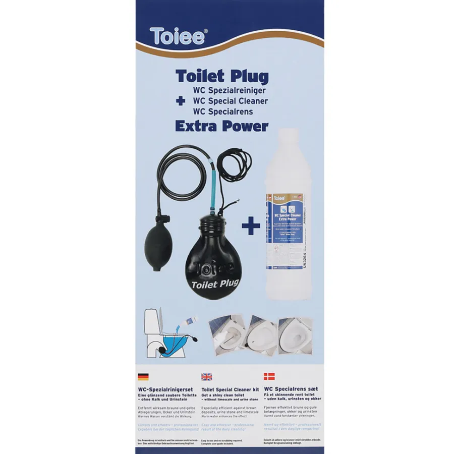 Toiee Rengøringsmidler*sampak m/Toilet Plug og WC Specialrens