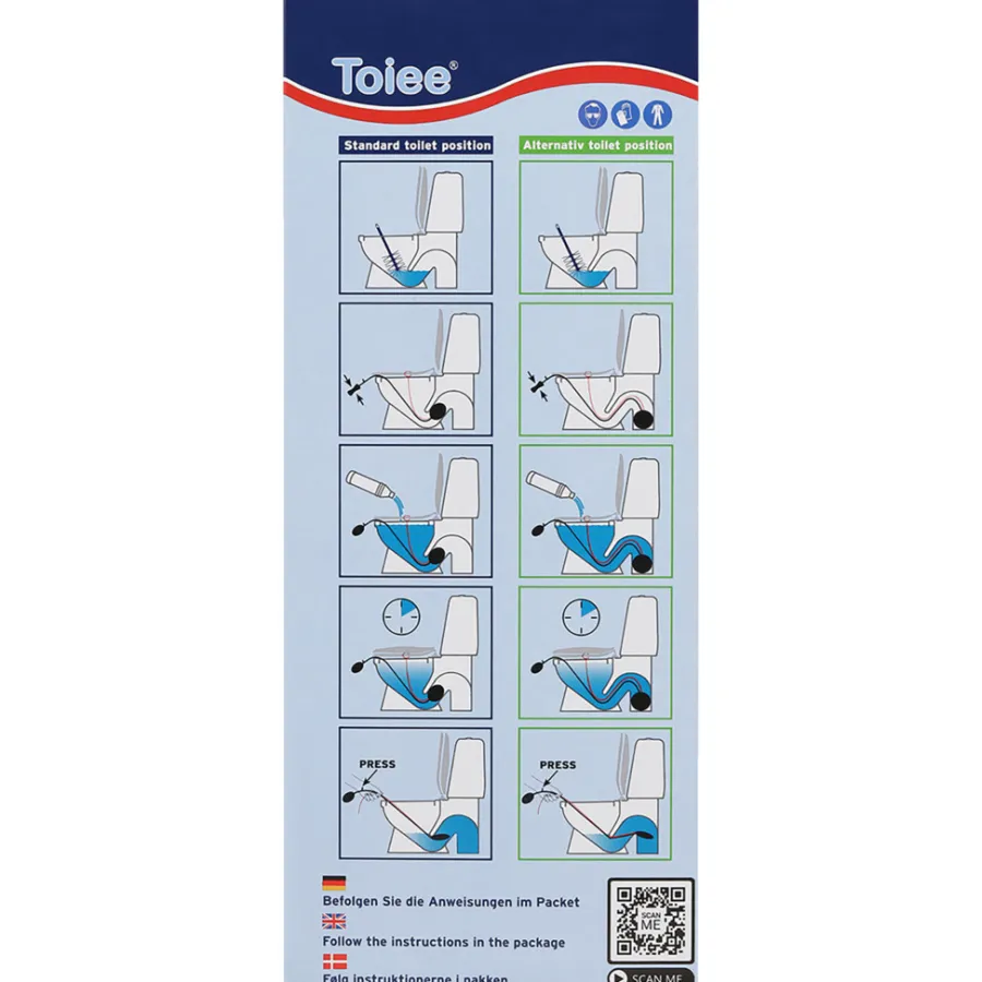 Toiee Rengøringsmidler*sampak m/Toilet Plug og WC Specialafkalker